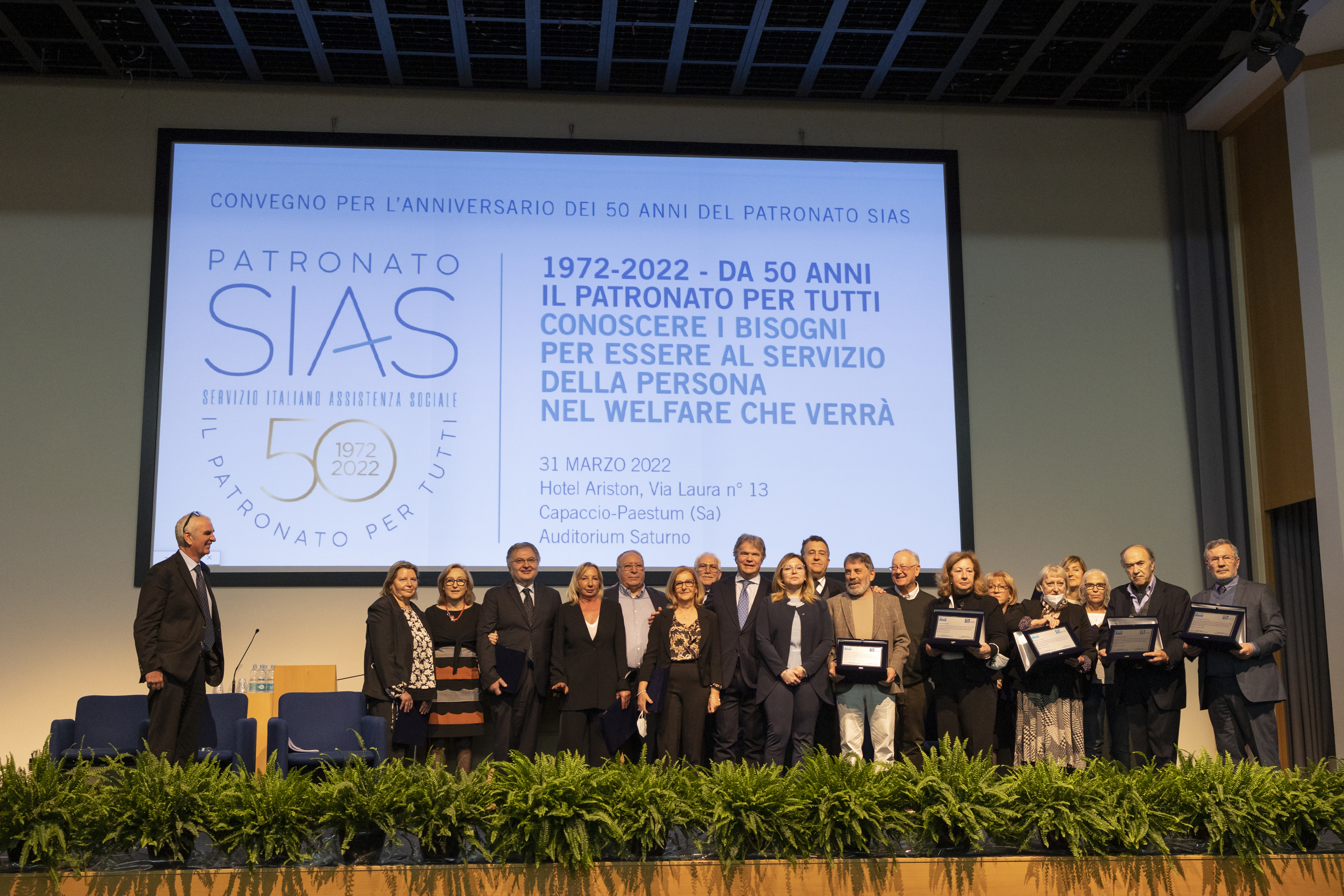 Convegno per l'anniversario dei 50 anni del patronato SIAS